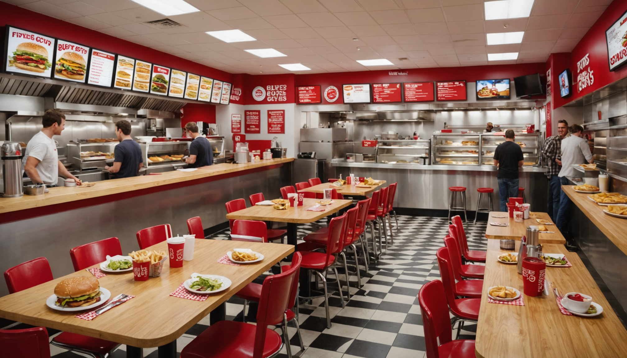 plongez dans l’univers five guys et savourez des burgers et frites authentiques. lors de votre prochain voyage, ne manquez pas cette expérience culinaire incontournable à la renommée mondiale.